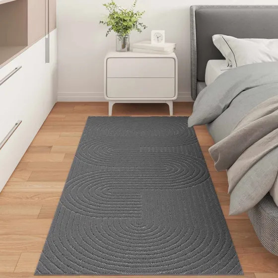 Områdetæppe PALMERAS Antracit 200x80 cm