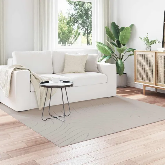 Områdetæppe PALMERAS 200x200 cm – Creme