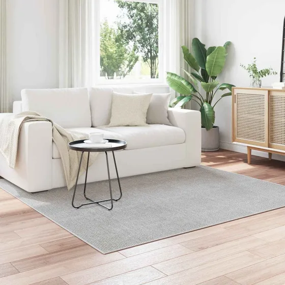 LUGO Områdetæppe Firkantet 200x200 cm – Creme