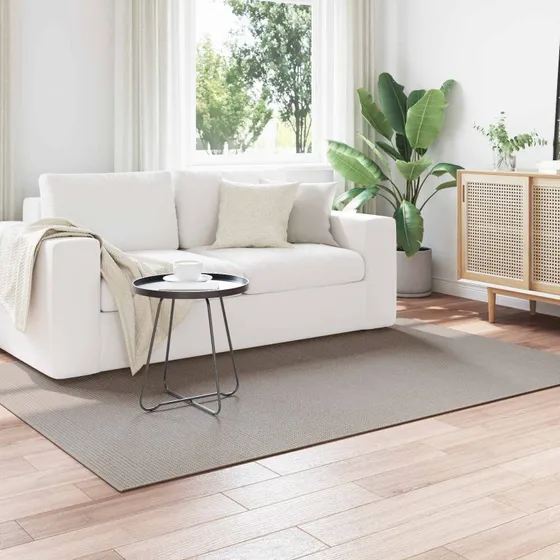 Områdetæppe LUGO 200x140 cm - Creme/Taupe