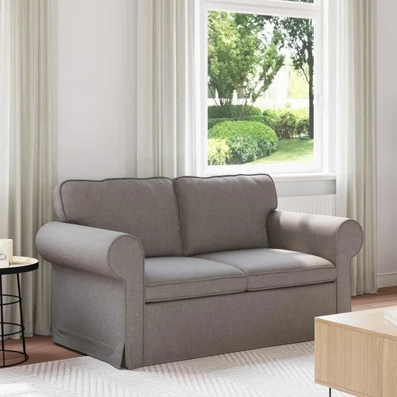 Moderne gråbrun modulsofa 215 x 82 x 80 cm