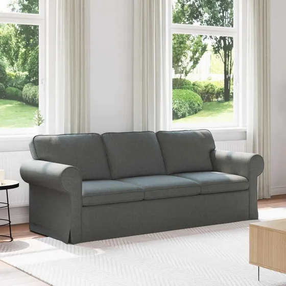 Sofa Mørkegrå 215x82x80 cm – Moderne komfort