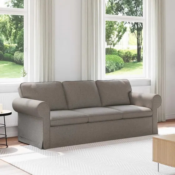 Moderne gråbrun sofa 215 x 82 x 80 cm