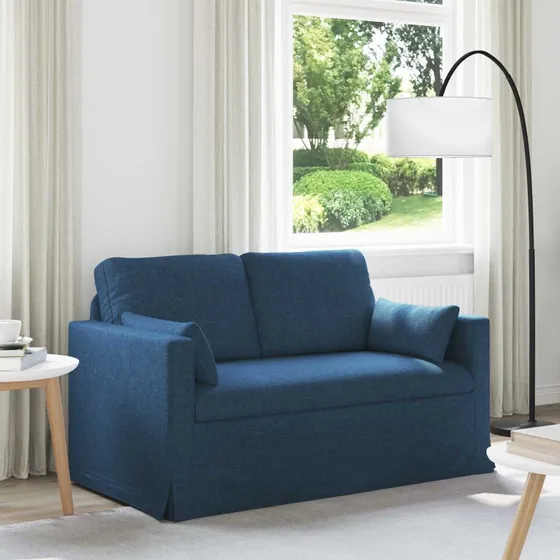 Modulær Blå Sofa 139 x 78 x 80 cm - Metalramme