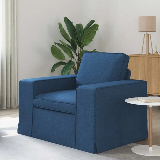 Blå sofa 103 x 80 x 82 cm – Moderne stofsofa