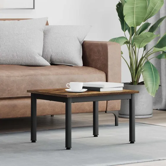 Sofabord Røget Eg 60x50x36 cm – Konstrueret Træ