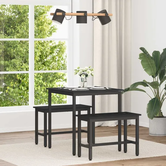 Spisebord METAL rektangulrt - moderne troverflade