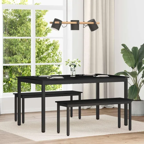 Spisebord METAL rektangulrt  moderne og robust