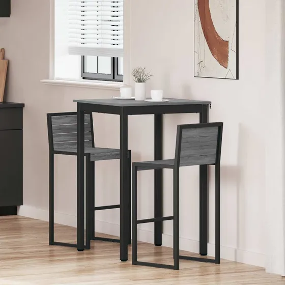 Stende barbord i konstrueret tr, rektangulrt