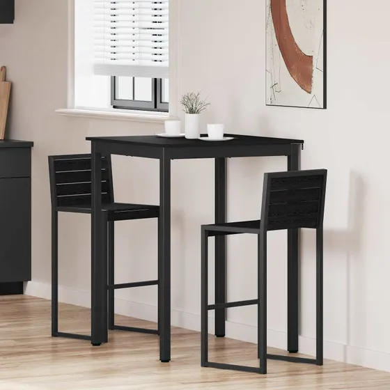 Stende spisebord i konstrueret tr - rektangulrt