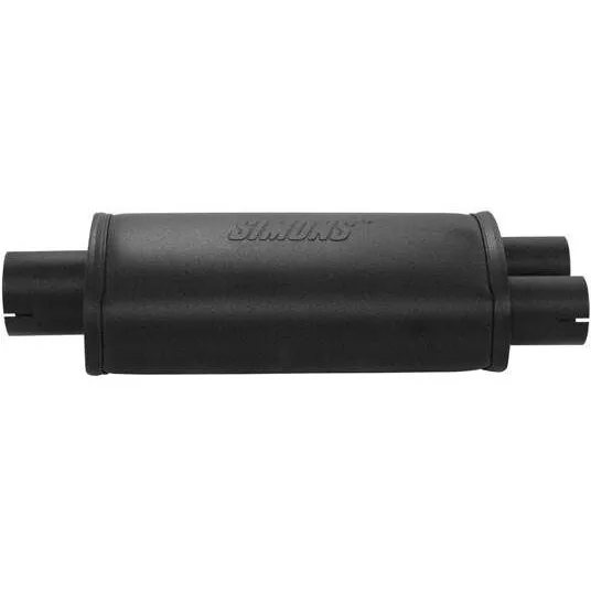 SIMONS Oval lyddæmper 3" split Ø140/220 mm, 320 mm