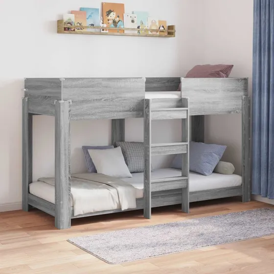 Køjeseng til børn 75x190 cm – Grå Sonoma