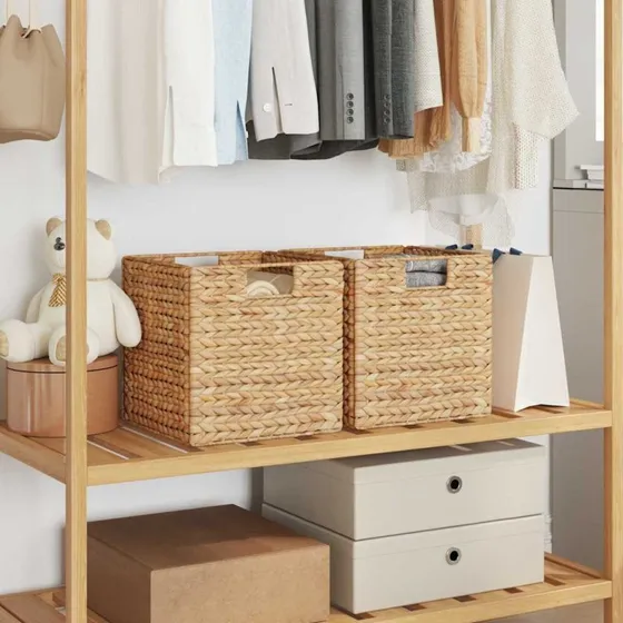 Opbevaringskurve i vandhyacint 2 stk – natur