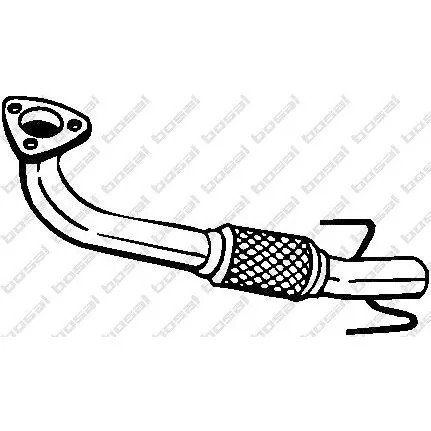 KLOKKERHOLM Udstødningsrør 750-071 (SAAB 12758374)