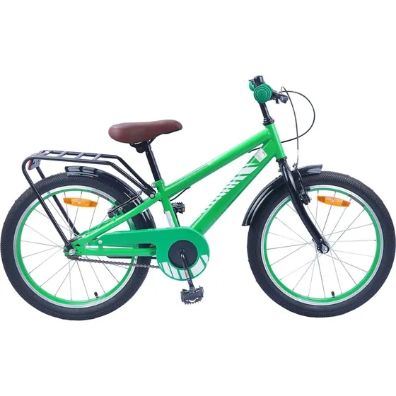 Brnecykel 20" til 6-11 r  Robust grn stlramme