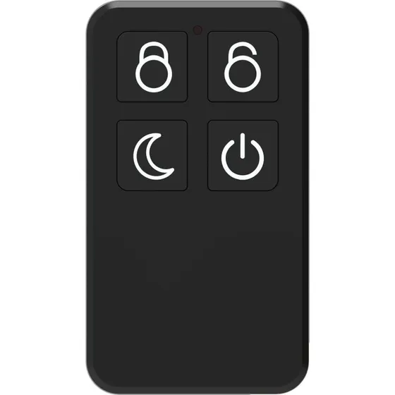 Sikkerthjem S6evo fjernbetjening, sort