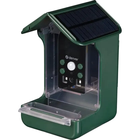 Denver BFC-1200 Fuglehus med kamera og solcelle, sort