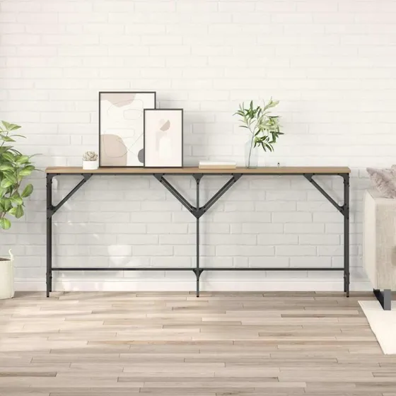 Konsolbord Artisan i Egetræ 180 x 30 x 75 cm