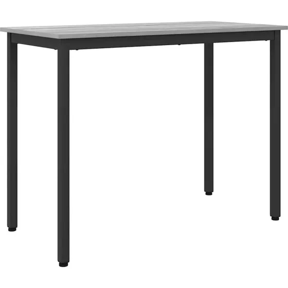 Bord Grå Sonoma 100x50x76,5 cm – Ingeniørtræ & Stål