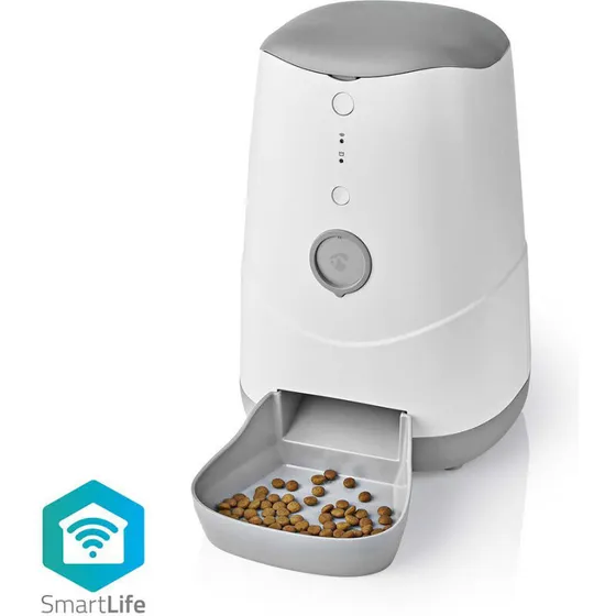 Nedis SmartLife foderautomat Wi‑Fi 3,7 l – WIFIPET10CWT