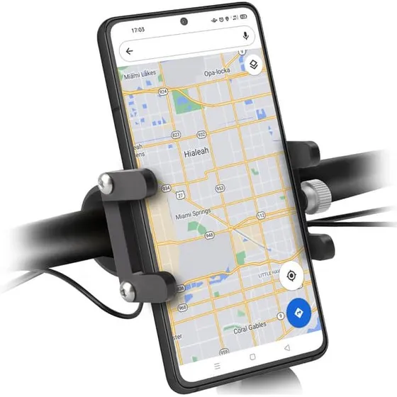 SBS E-Go aluminium telefonholder til cykel