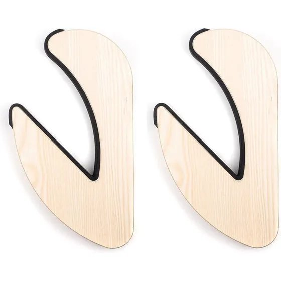 Surflogic Træ vægstativ til surfboard 59077 (2 stk.)