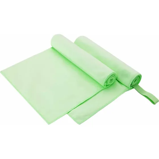 Sportshåndklæder 2 stk Grøn 100x50 cm – Polyester/Polyamid