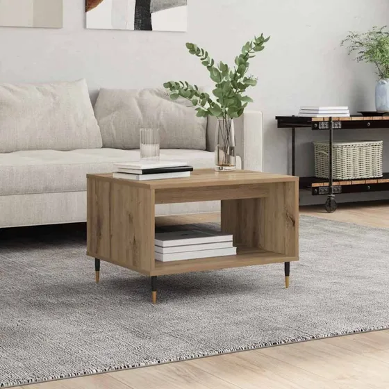 Sofabord Artisan eg 60x50x40 cm – industrielt konstrueret træ