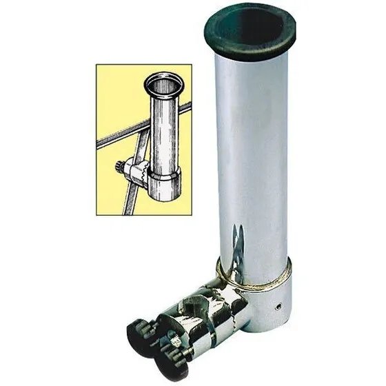 RF316 Fiskestangsholder til rækværk Ø42 mm (AISI 316)