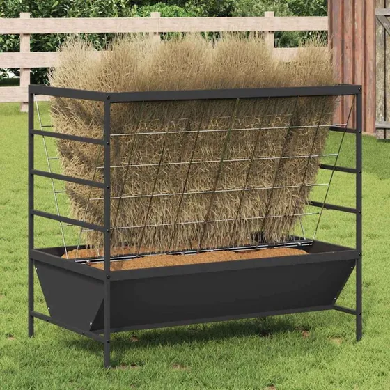 Kælvfoderholder i koldvalset stål 100x60x90 cm - 15 kg