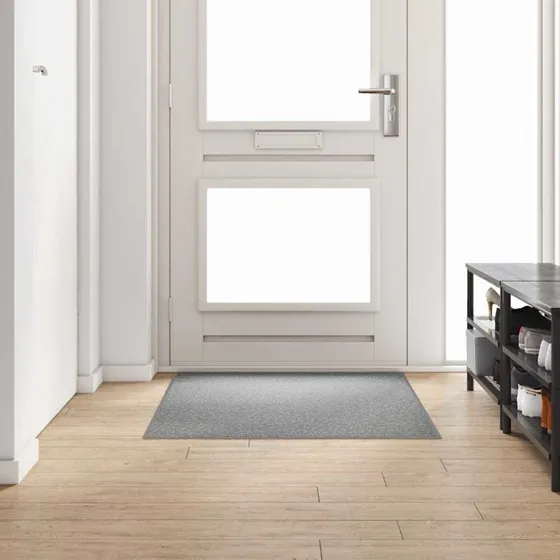 Tæppe Runner Lysegrå 100x150 cm – 100% Polypropylen