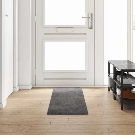 Tæppe Runner Grå 50x250 cm – 100% Polypropylen