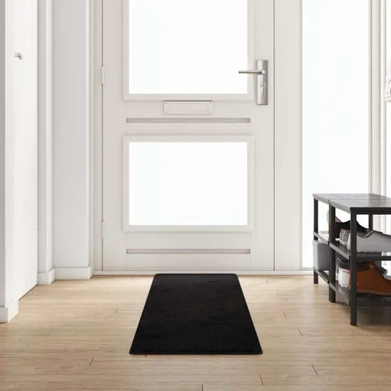 Sort Tæppe Runner 50 x 300 cm – 100% Polypropylen
