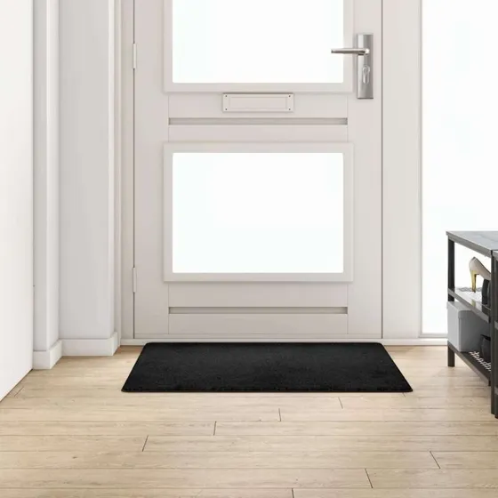 Sort Tæppe Runner 100x100 cm – 100% Polypropylen Tuft