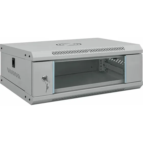 Netvrksskab vgmonteret gr 53x35x21 cm i stl