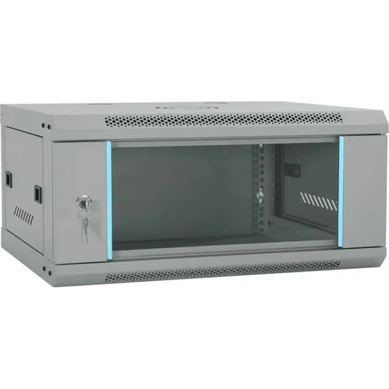 Netvrksskab vgmonteret 60x35x28 cm - Gr/stl