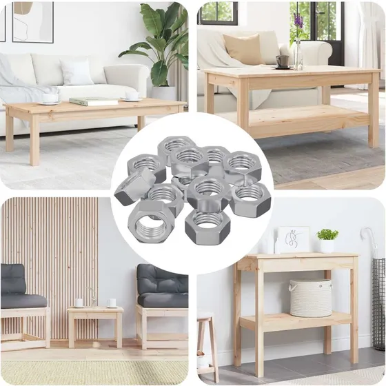 Sekskantmtrik 9000 stk  Slv jern