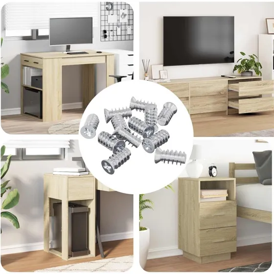 Skrue M6 x 12 mm, 12 stk  slv (jern)