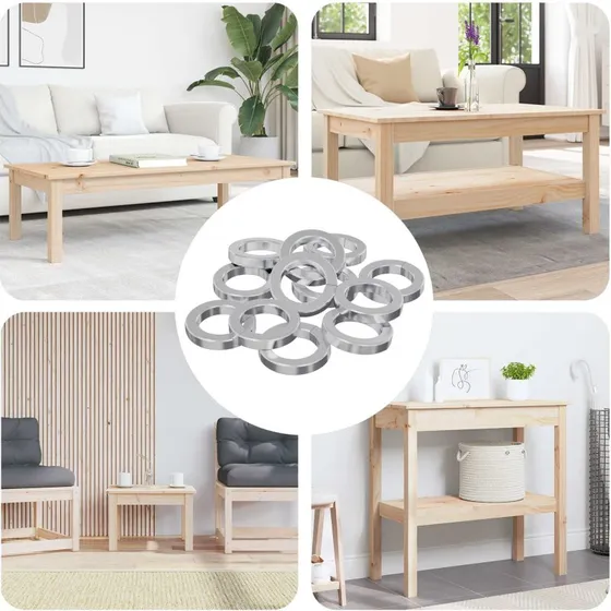 Fjedervasker 15.929 stk  hvid lakeret stl