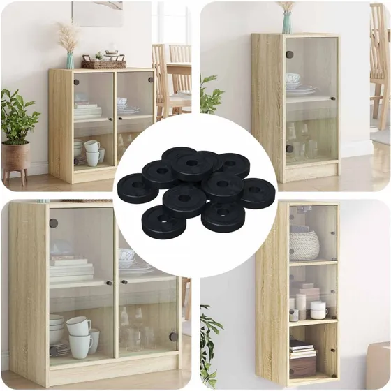 Fladskiver PVC 36.000 stk 15 x 3 mm sort