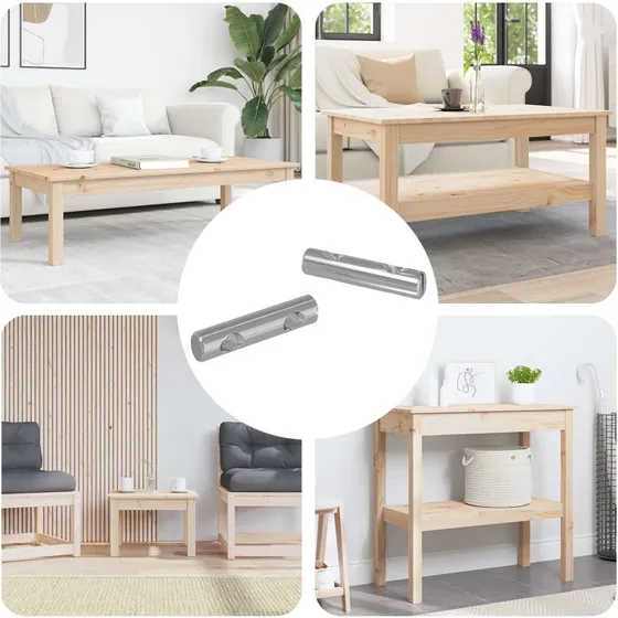 Skruen 2 stk zinkbelagt 60 x 12 mm, jern