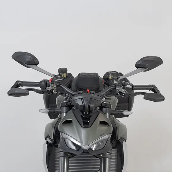 SW‑MOTECH grebs- og vindbeskyttere, sort – Streetfighter V2/Daytona