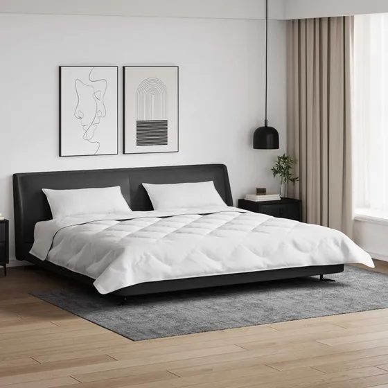 Vinterdyne og pude sæt 3 dele - Hvid Microfiber