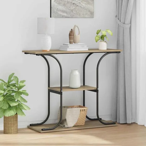 Konsolbord Sonoma-eg 101 x 35 x 80,5 cm