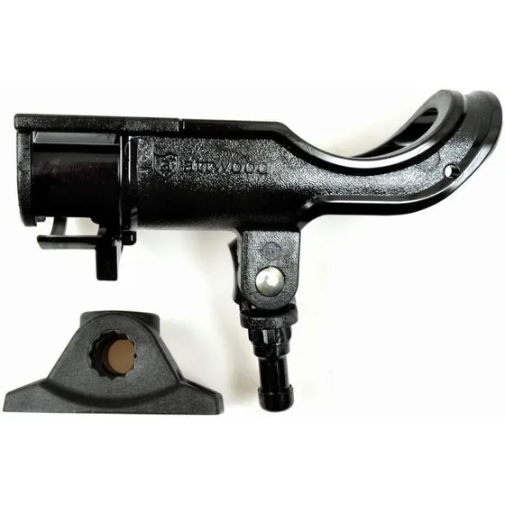 Attwood Stangholder 180° justerbar, sort (ATT-5009-4)