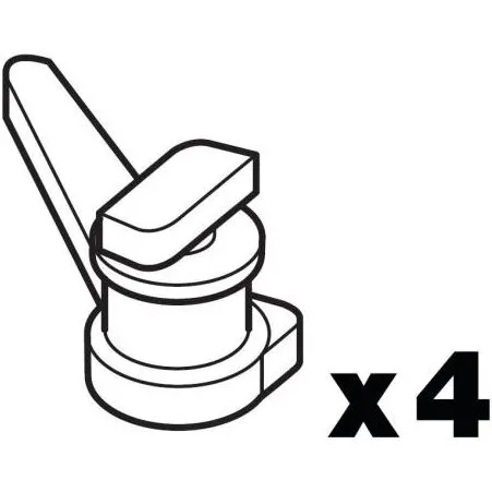 Thule 34412 Ski Kurer monteringspose til tagboks