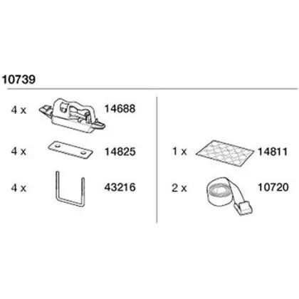 Thule montagesæt Easy Snap