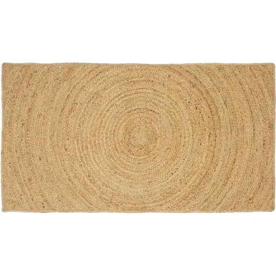 Juteområde-tæppe rektangulært 60x110 cm - Brun