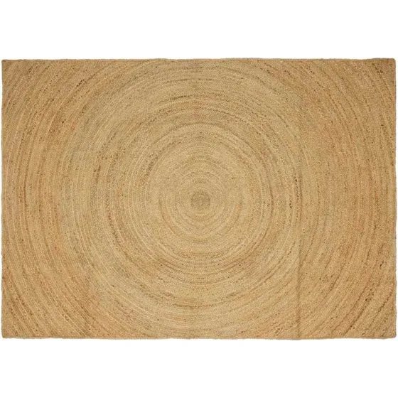 Jute tæppe rektangulært 200×290 cm - Brun