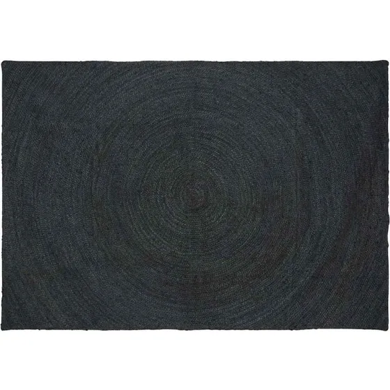 Jute-tæppe rektangulært 160x230 cm - Mørkegrå
